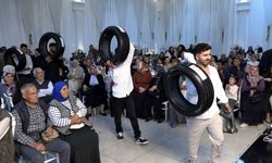 Mersin'de damada lastik ve motor yağı taktılar