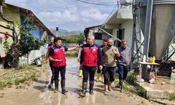 Su baskınlarında zarar gören tarım arazilerinde hasar tespit çalışmaları gerçekleştiriliyor
