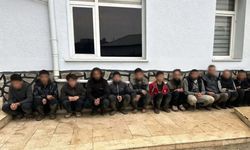 Yayladağı'nda dron destekli operasyonda 11 göçmen yakalandı