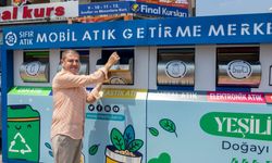Mezitli'de Geri Dönüşüm İçin Mobil Atık Merkezleri