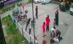 Adana'da 12. kattan düşen kız çocuğu hayata tutundu: Düşme anı kamerada