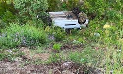 Burdur'da otomobil takla attı: 1 ölü, 2 yaralı