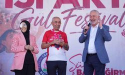 Demir adam Ali Bıdı, Gül Maratonu'nu başarıyla tamamladı