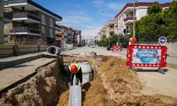 Tarsus'ta yağmursuyu hattı çalışmaları tamamlandı