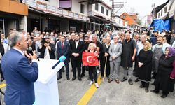 Zorkun Yaylası'nda tamamlanan yol törenle açıldı