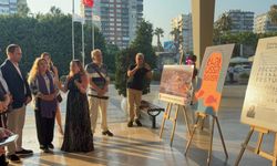 'Antik İzlerin Grafik Dili' sergisi Mersin Marina'da kapılarını açtı