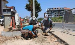 Alanya Kestel Mahallesinde çalışmalar etap etap sürüyor