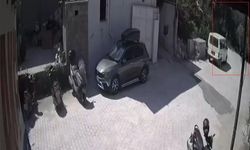 Evin avlusundaki ağaç kamyonetin üzerine devrildi