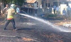 Hassa'da bahçe yangını