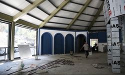 Karaçay Saklı Şelale'de sosyal tesis çalışmaları sürüyor