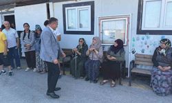 Kaymakam Akdaş, konteyner kentte yaşayan vatandaşlarla bir araya geldi
