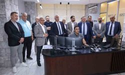 KKTC heyeti AOSB'nin dijital altyapısını yerinde inceledi