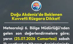 Mersin için kuvvetli rüzgar alarmı! Saat verildi