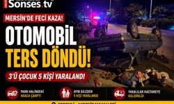 Otomobil park halindeki araca çarptı: 5 yaralı