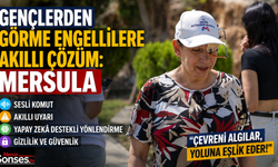 Mersin'de liseli gençlerden görme engelliler için yapay zeka destekli asistan