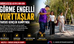 Mersin’de Görme Engellilere Özel Doğa Kampı