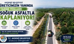 Akdeniz'de Tarım Yollarına Soğuk Asfalt Konforu