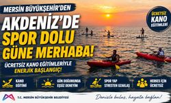 Mersin’de Ücretsiz Kano ve Su Sporları Eğitimi
