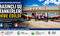 Tarsus’ta Yüksek Rakımlı Üreticilere Su Tankeri Hibesi