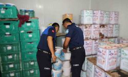 Antalya'da 15 ton tarihi geçmiş süt ürününe el konuldu