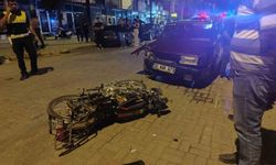 Faytonu sollayan otomobil motosikletle çarpıştı: 16 yaşındaki sürücünün durumu ağır