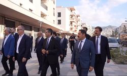 Hatay'daki yeniden inşa çalışmaları havadan ve karadan incelendi