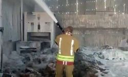 Kahramanmaraş'ta fabrika yangını