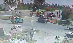 Kırmızı ışık ihlali ile gelen kaza ucuz atlatıldı