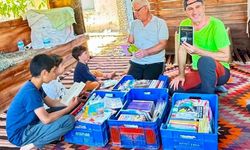 Manavgat Belediyesi'nden yaylalara kütüphane desteği
