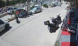 Otomobilin çarptığı kadın metrelerce havaya uçarak can verdi