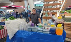 Torosların zirvesinden gelen karlarla serinliyorlar