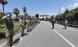 Vali Masatlı, Dörtyol'da komandolarla bir araya geldi