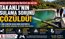 Mersin'de Kırsal Kalkınmaya Sulama Borusu Desteği