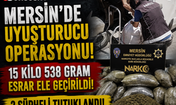 Mersin'de uyuşturucu operasyonu: 2 şüpheli tutuklandı