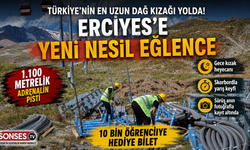 Erciyes’te 1.100 Metrelik Dağ Kızağı Başlıyor