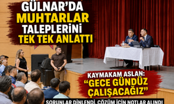 Gülnar’da muhtarlarla sorun ve çözüm buluşması