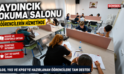 Mersin'de gençler sınavlara okuma salonunda hazırlanıyor