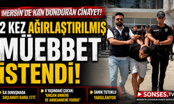 Mersin'de anne-kızı öldüren sanığa 2 kez ağırlaştırılmış müebbet talebi