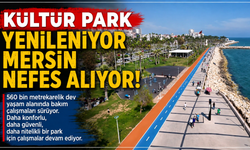 Mersin'in prestij parkında bakım çalışmaları sürüyor