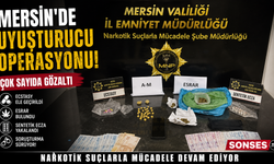 Mersin'de uyuşturucu operasyonu: 4 şüpheli tutuklandı