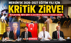 Mersin’de okullar açılmadan kritik hazırlık