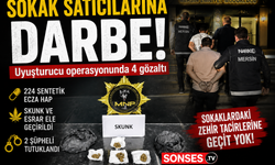 Mersin'de sokak satıcılarına operasyon: 2 tutuklama