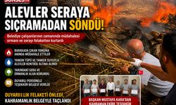 Mersin'de yangına müdahale eden belediye çalışanları ödüllendirildi