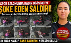 Spor salonunda kadın işletmeciye saldırı