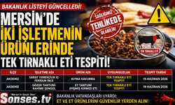 Mersin’de iki işletmenin ürününde tek tırnaklı eti
