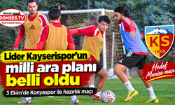 Kayserispor milli arada Konyaspor’a çıkacak