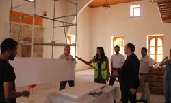 Erzin'de Mustafalı Camisi'nin restorasyon çalışmaları sürüyor