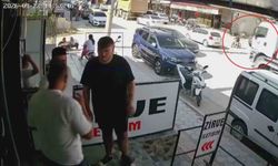Hafriyat kamyonunun kör nokrasından geçmeye çalışan bisikletli çocuk saniyelerle ölümden döndü