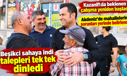 Akdeniz’de mahalle mahalle hizmet mesaisi
