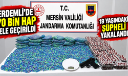Erdemli'de 70 bin uy.şturucu hapla yakalandı